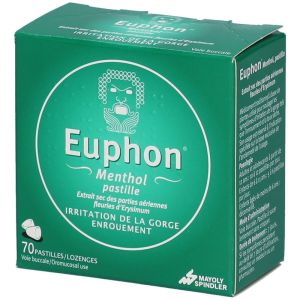 Euphon Menthol Pastilles Boîte 70