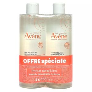 Avène Eau Micellaire Démaquillante 2 x 400 ml