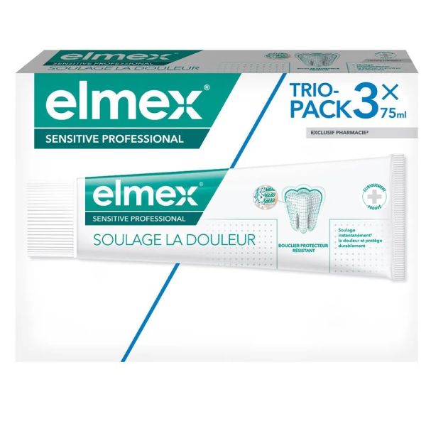 Elmex Sensitive Professional Dentifrice 3 x 75 ml