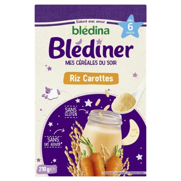 Blediner Riz Carottes 210 g