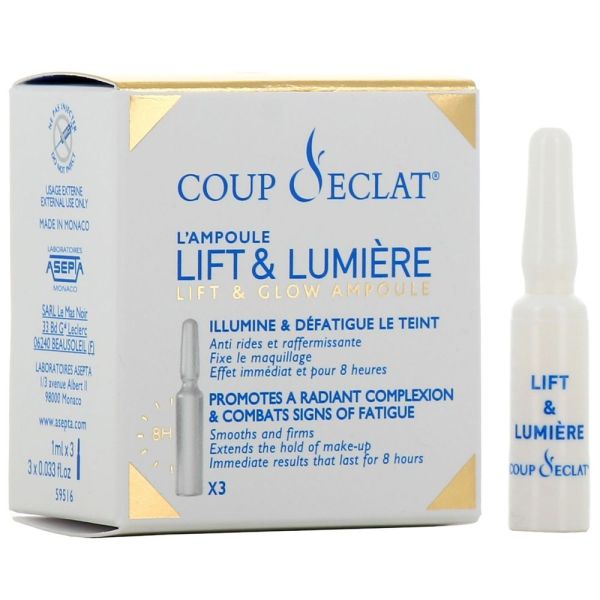 Coup d'Éclat Ampoules Lift & Lumière x3