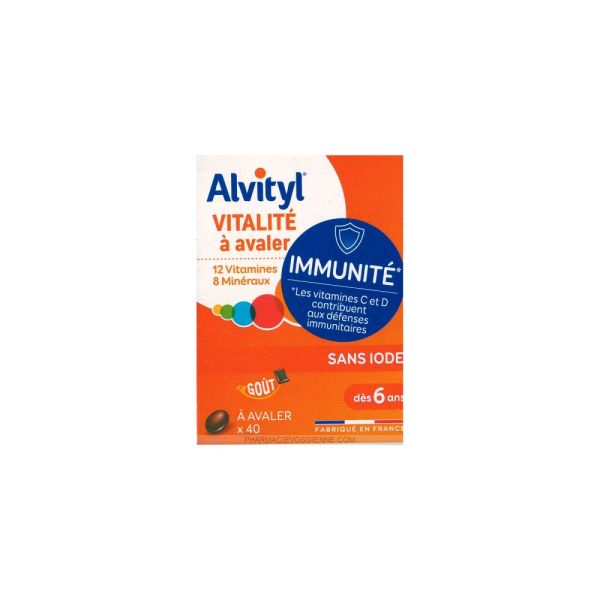 Alvityl Plus Comprimés Boîte de 40