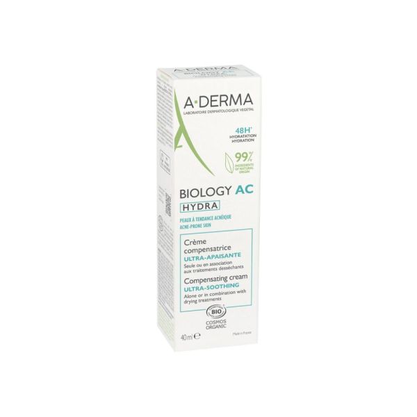 Crème compensatrice ultra-apaisante BIOLOGY AC HYDRA 40 ml