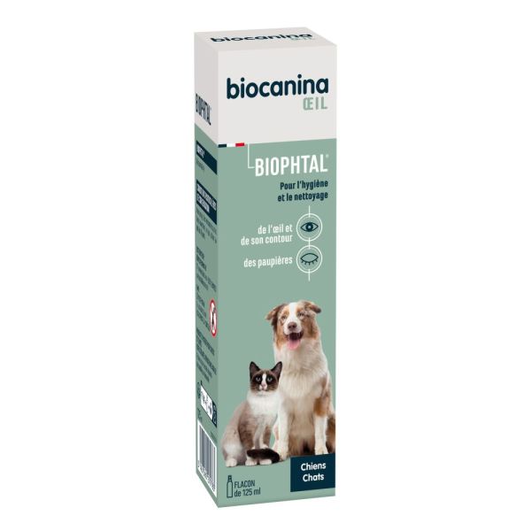 Biocanina Biophtal Solution Yeux Flacon 125 ml