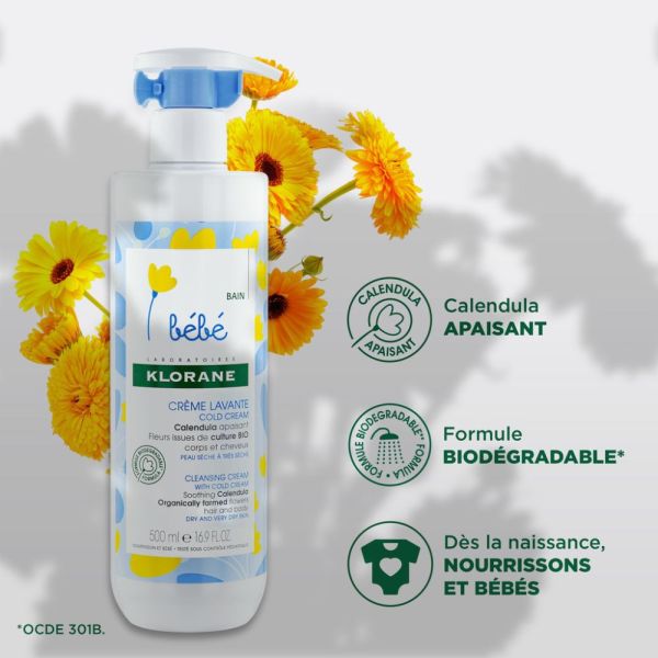 Bébé Crème lavante Cold Crème 500ml