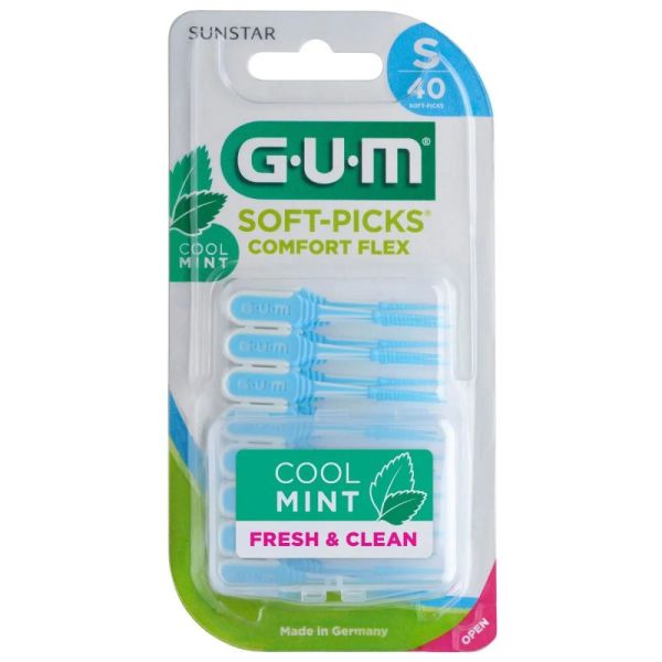 GUM Soft-Picks Comfort Flex Mint Taille S x40