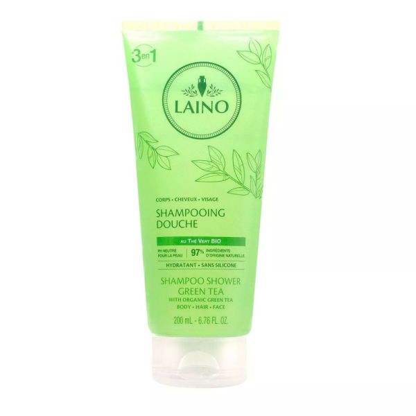 Laino Shampooing Douche Homme Thé Vert Tube 200 ml