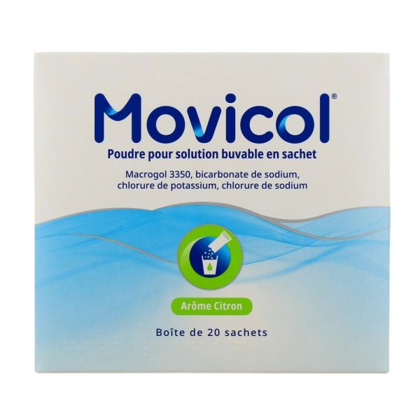 Movicol Adulte Citron - 20 sachets