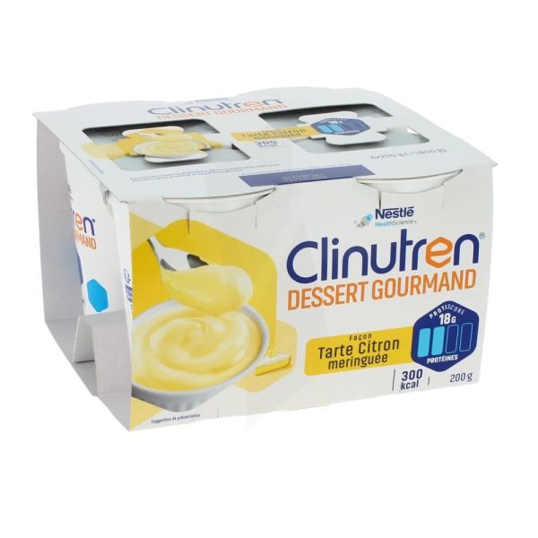 Clinutren Dessert Gourmand Citron 200 g x4