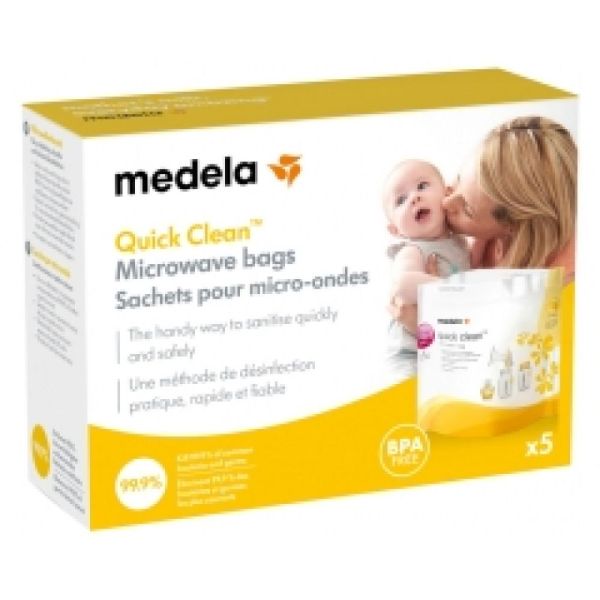 Medela Quick Clean Sacs Micro-ondes x5