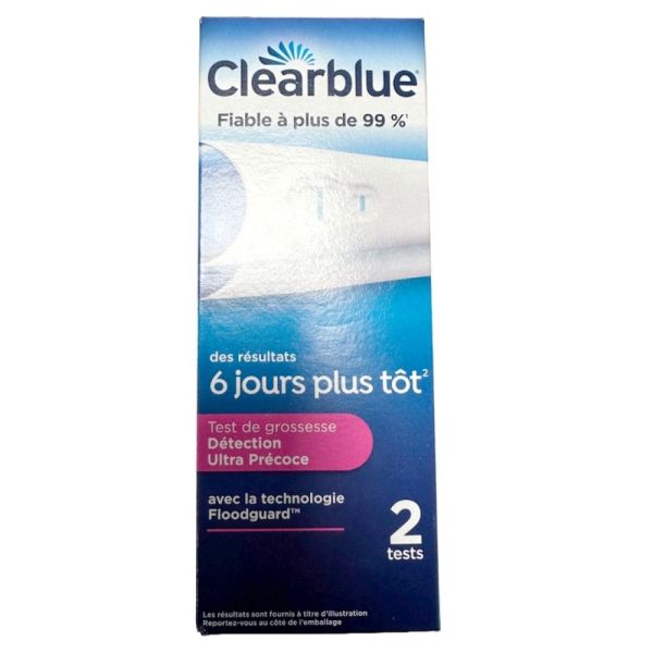 Clearblue Test de Grossesse Ultra-Précision x2