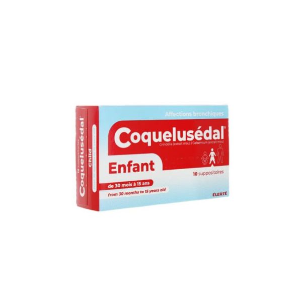 Coquelusedal Enfant Suppositoires x10